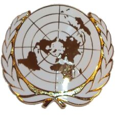 United Nations Beret Cap Badge UN Military Army Issued Insignia