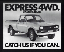 MITSUBISHI EXPRESS 4X4 UTILITY CAB/CHASSIS SPECIFICATIONS BROCHURE JUNE 1981