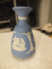 Wedgwood jasper ware small vase approx. 5 inches