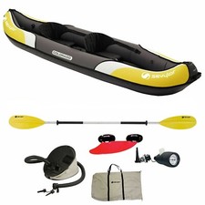 Sevylor Colorado Kit 2 Person Inflatable Canoe Kayak inc Pump Paddle & Bag *NEW*