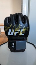 Justin Gaethje Hand Signed UFC Glove With Illuminated Personalised Display Case
