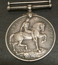 WW1 Medal 925 Sterling Silver