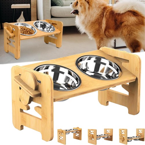 Elevated dog bowls adjustable - elevated,