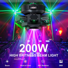200w rgbw arms rotate - rgbw, 6