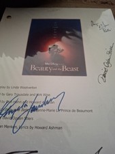 Beauty And The Beast Signed Script ( Printed Copy And Not Physical Signed Copy)