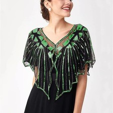Bead Wrap Poncho Shrug Shawl