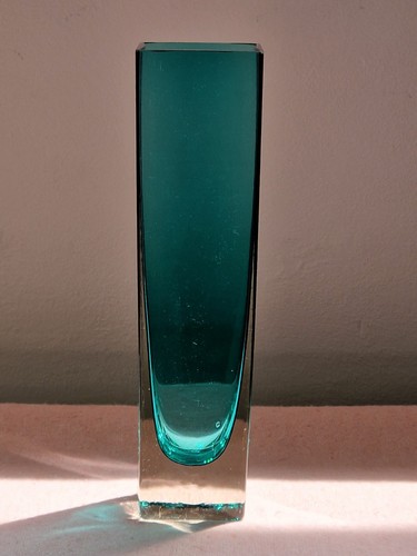 Heavy glass vase - vase , 22