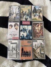 9 Oasis Cassettes - Albums And Singles