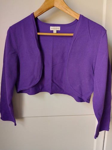 Purple bolero shrug - bolero,