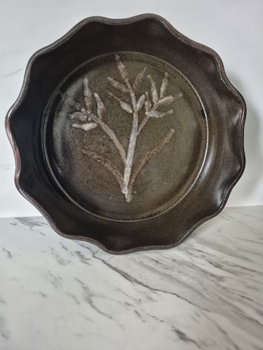 Vintage studio pottery brown - vintage,
