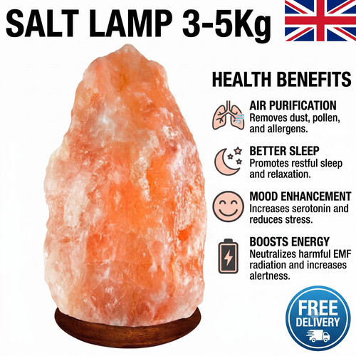 Natural 5kg himalayan salt - 3-5kg,