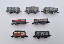 N Gauge Rolling Stock - Assorted Coal Wagons x 7