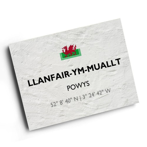 Print llanfair ym muallt - a4,