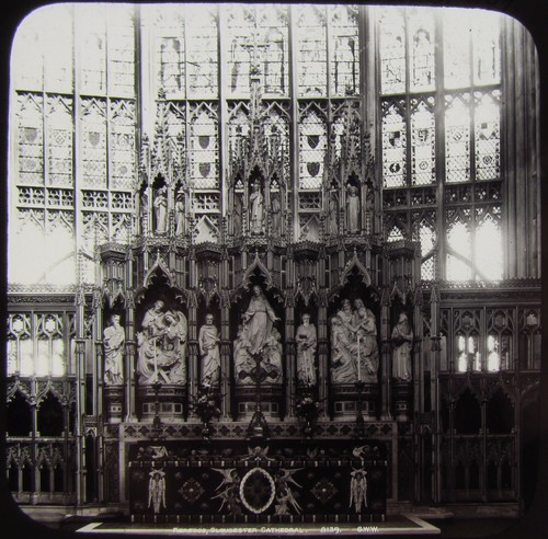 Glass magic lantern slide - magic,