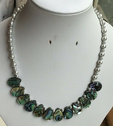 Silver grey shell pearl - silver, &