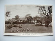 Clydebank postcard - The Fountain. Near Renfrew, Dumbarton, Glasgow etc. Herald.