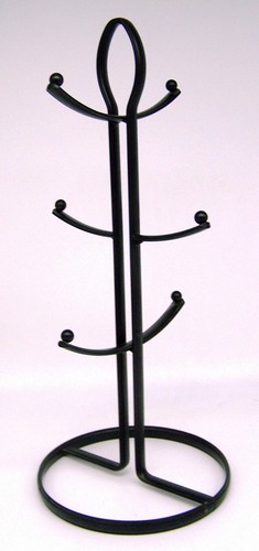 Black wrought iron - iron, cup