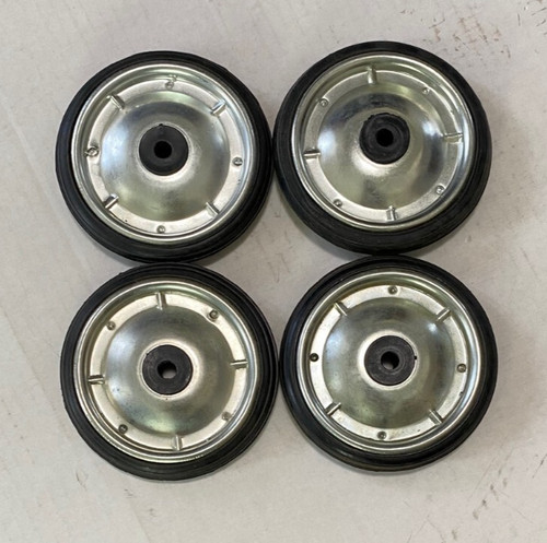Scooter steel wheels rubber - scooter,