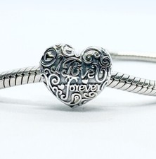 I Love You Forever Charm Bead