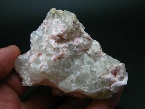 Rare pink tugtupite crystals - rare,