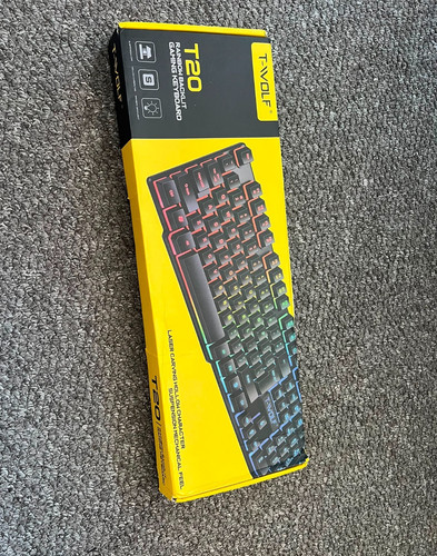 Wolf t20 rainbow led - rainbow, backlit