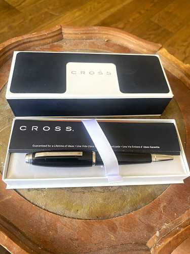 Cross black ballpoint pen - ballpoint, with