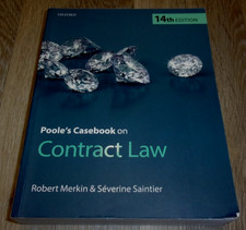 Poole's Casebook on Contract