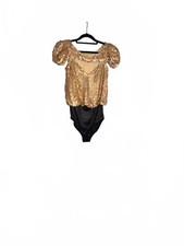 Sequin evening body suit