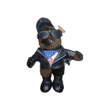 Rare Vintage Biker Mates Plush Gorilla Bear Hells Angel 8” With Original Tag