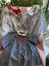 3 X VINTAGE BABY DRESSES  Size