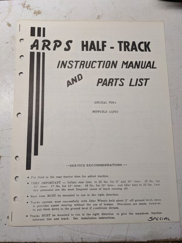 Arps tractor halftrack - arps,