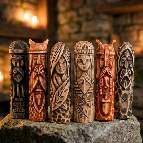 Set wooden scandinavian - of,