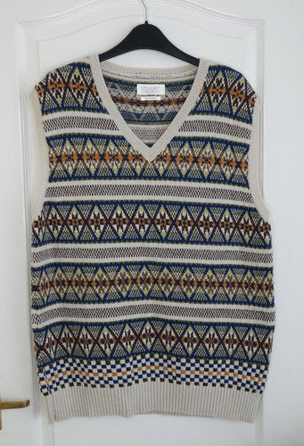 Toast fair isle - tank, mens