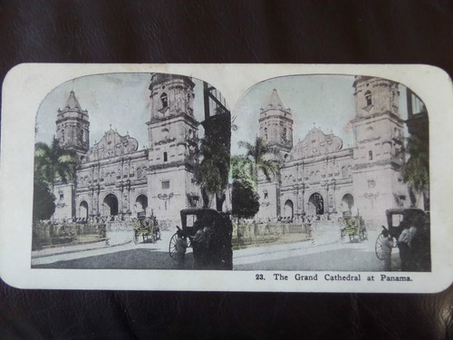 1900 colour stereograph - 3d, stereograph/