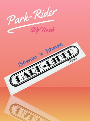 Park rider skateboard vinyl - park,