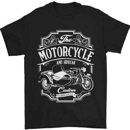 Motorcycle and sidecar biker - and,