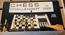 Fidelity Chess Challenger CC3 Electronic , Vintage & Working, W/ All Pieces