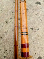 Scarce Falcon (Redditch) The Monarch 10' Split Cane Spinning Fishing Rod Superb!