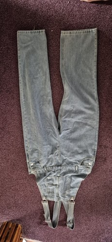Light denim dungarees fit - denim,