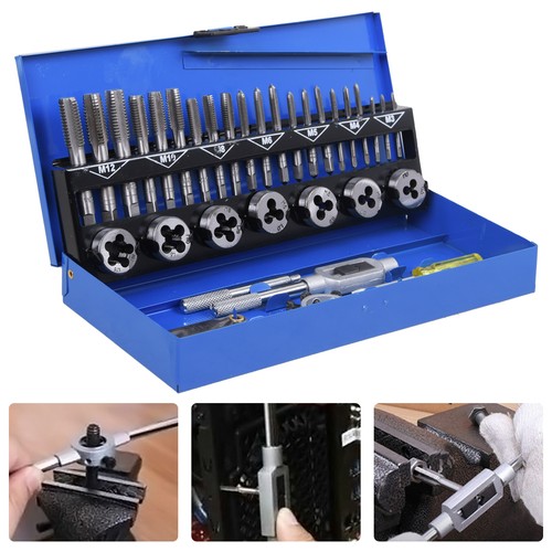 Metric tap and die set - 32pc, m3