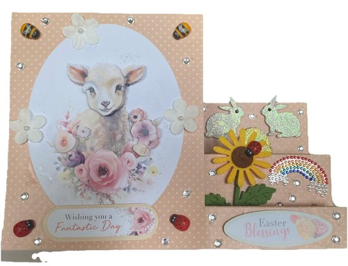 Handmade easter stepper card - handmade,