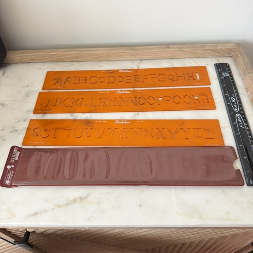 Vintage gestetner lettering - gestetner,