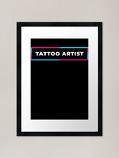 Tattoo artist retro gradient