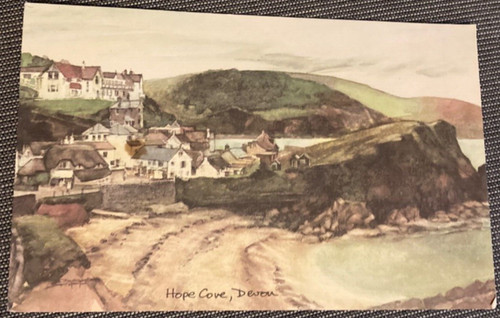 Unused art postcard hope - postcard, cove