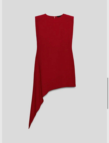 Zara red shift dress - red, xs