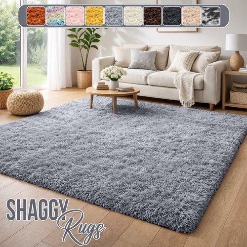 Fluffy rugs anti slip - fluffy,