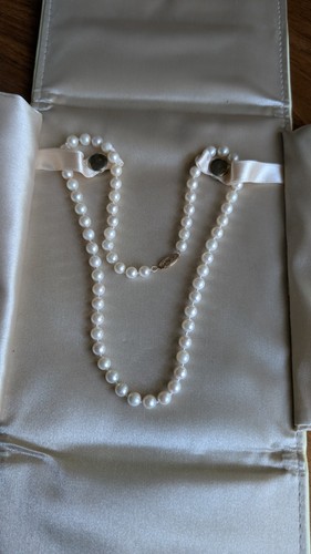 Genuine vintage pearl - vintage, 18"