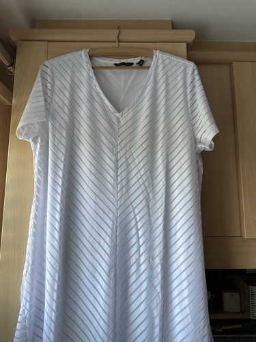 Halston white maxi dress - by,