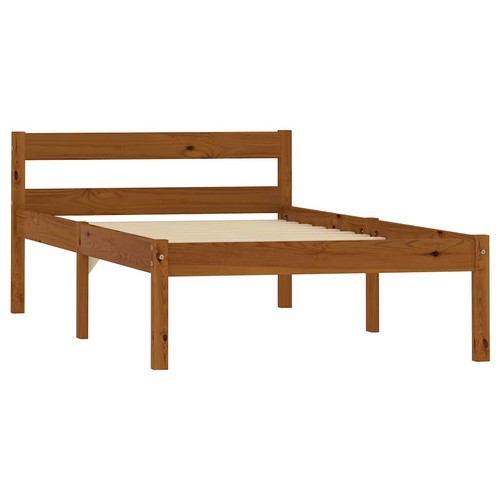 Solid pine wood bed frame - solid,