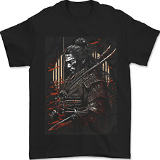 Warrior of the Samurai Japanese MMA Mens T-Shirt 100% Cotton